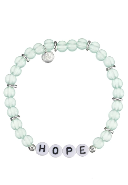 Leslii Armband Hope Stretch in Grün Lagerräumung