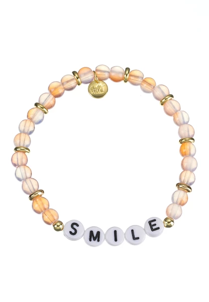 Leslii Armband Smile Stretch in Orange Heißer Verkauf