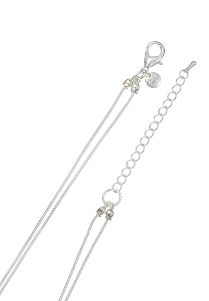 Leslii kurze Layering Kette Pearls Silber Hotsell