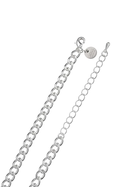 Leslii kurze Halskette Silberglieder Sterling Silber Glaskristalle Fabrikverkauf