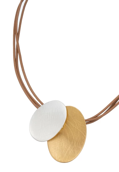 Leslii Kurze Kette Match Braun Fabrik Onlineshop