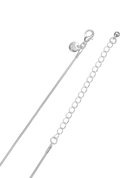 Leslii lange Halskette Spiraldrop | Silber Flash Sale