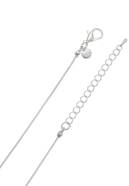 Leslii lange Schlangenkette Stone | Silber Exklusivangebot