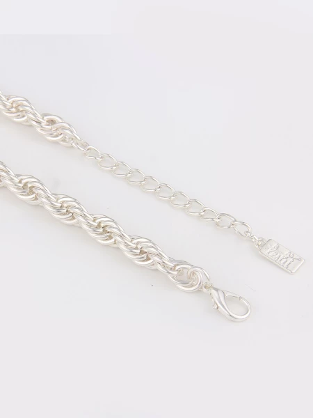 Leslii Kurze Kette Swirl Silber Muttertagsangebot
