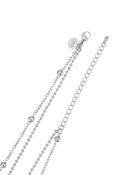 Leslii Kurze Kette Layering Kugeln Silber VIP-Rabatte