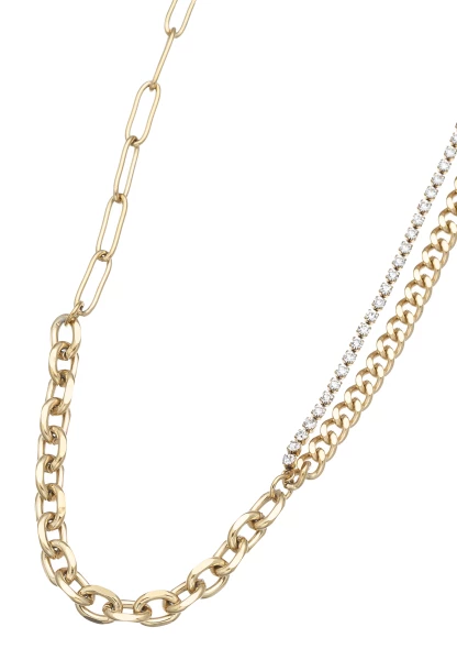 Leslii Kurze Halskette Glitzer Panzer-Kette Gold Letzte 2 Tage