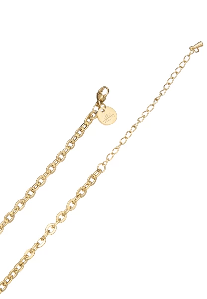 Leslii Kurze Layering-Kette Herz Gold Zeitbegrenzte Promotion