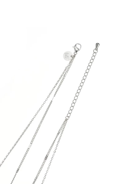 Leslii Halskette Layering Stainless Steel echte Perle Silber Bis zu 60% Rabatt