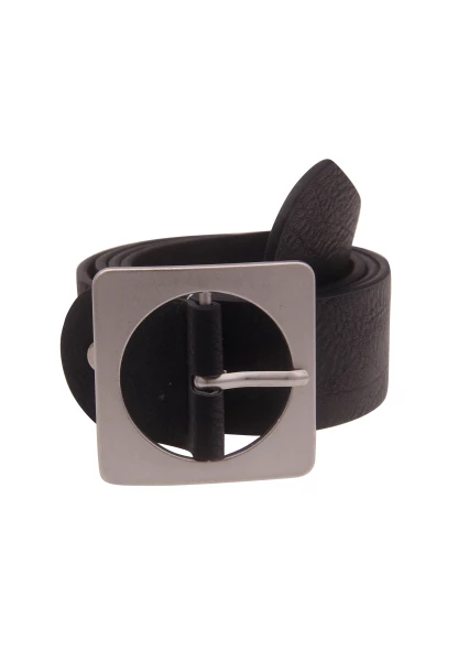 -50% SALE! Leslii Damen-Gürtel Square schwarzer Gürtel Breite 4cm in Schwarz 2025