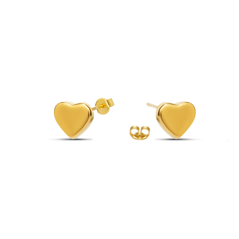 Mosuo Jewellery Herz Gold Ohrringe - Vermeil Riesige Ersparnisse