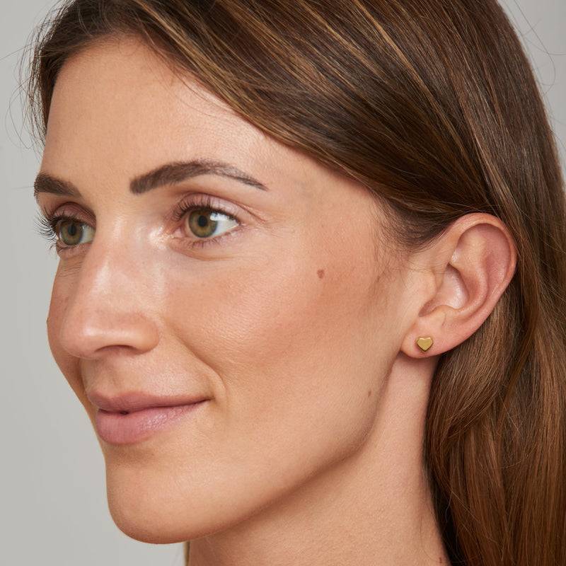 Mosuo Jewellery Herz Gold Ohrringe - Vermeil Riesige Ersparnisse