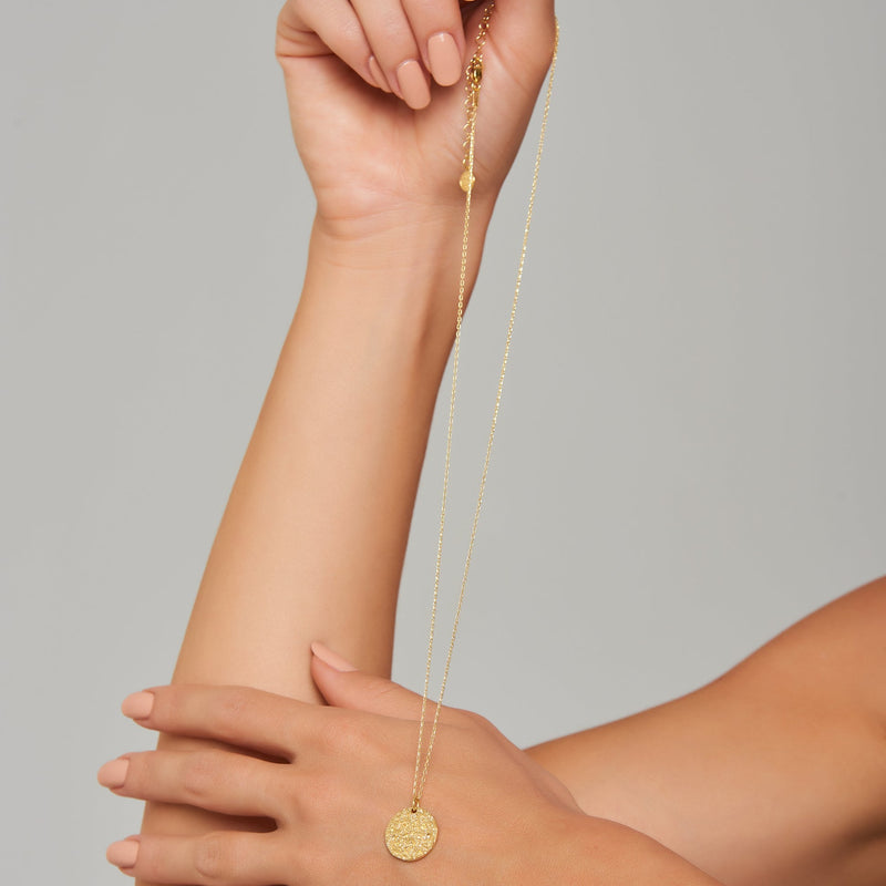 Mosuo Jewellery Vollmond Halskette - Vermeil Sonderangebot der Fabrik
