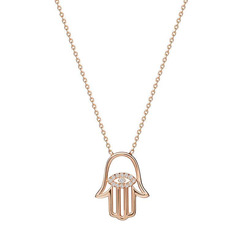 Mosuo Jewellery Hamsa Diamant Halskette Tägliche Deals