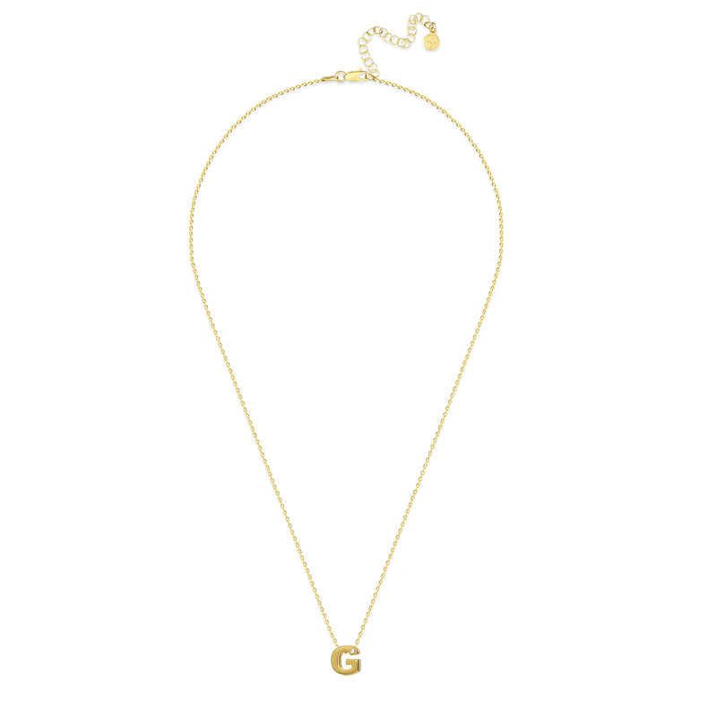 Mosuo Jewellery Diamant Buchstaben Halskette “G” - Vermeil Discount Store für neue Produkte