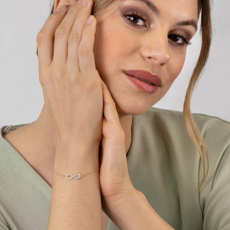 Nana Kay Echtgold Armband Infinity Fabrikpreis