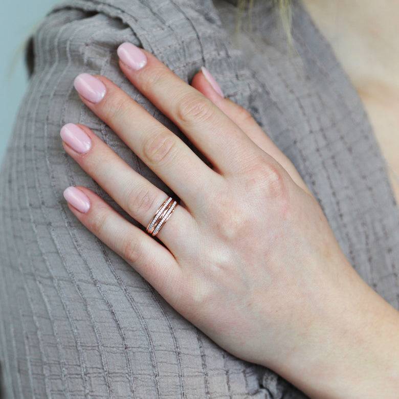 Nana Kay Echtgold Ring Jumelle Räumungsverkauf