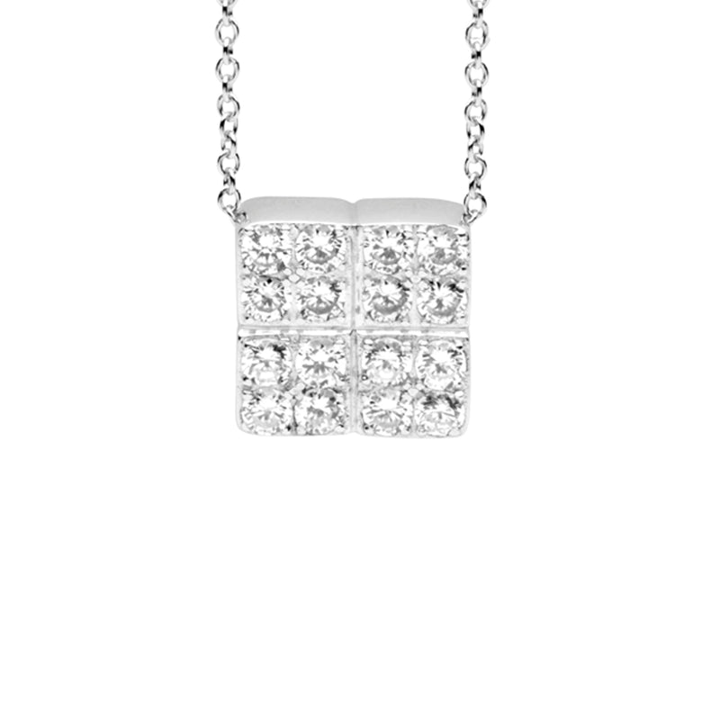 Nana Kay Funky Square Halskette Zirkonia Exklusive Angebote