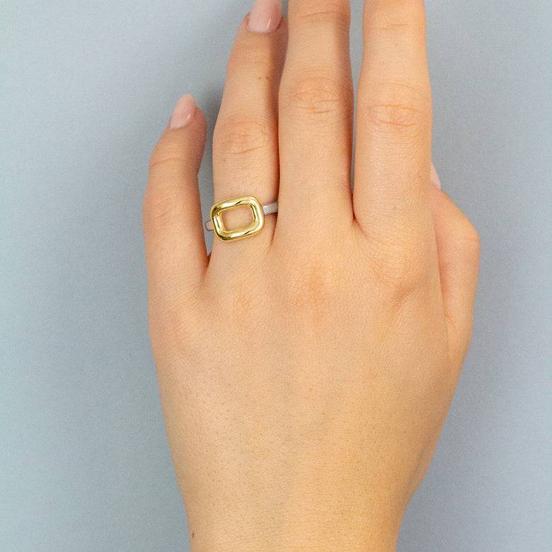 Nana Kay Solid Flair Ring Square Kauf eins, bekomm eins gratis