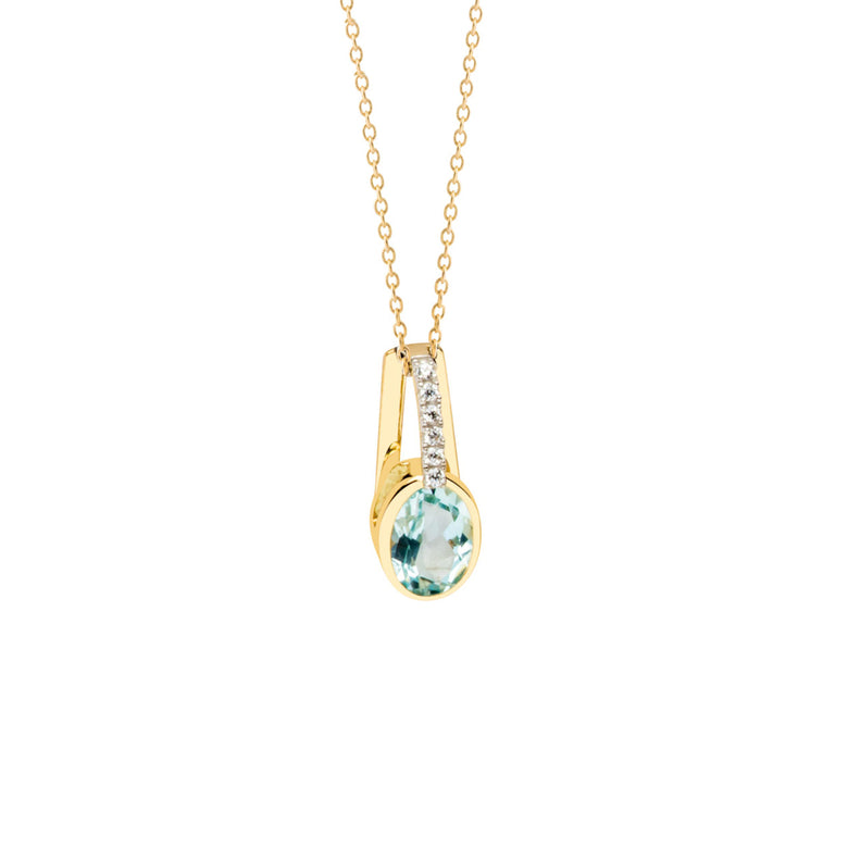 Nana Kay Echtgold Halskette Icy Blue Neuheiten