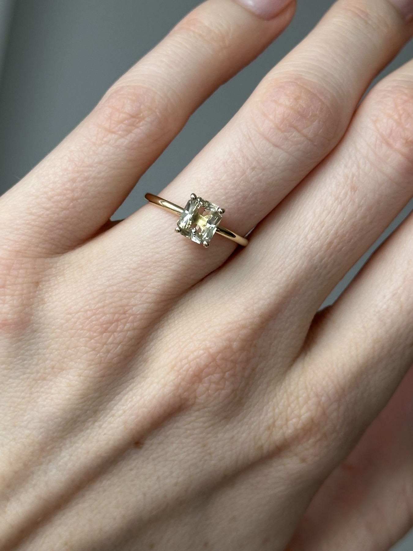 Nina Kastens Yellow Sapphire Ring Tägliche Deals
