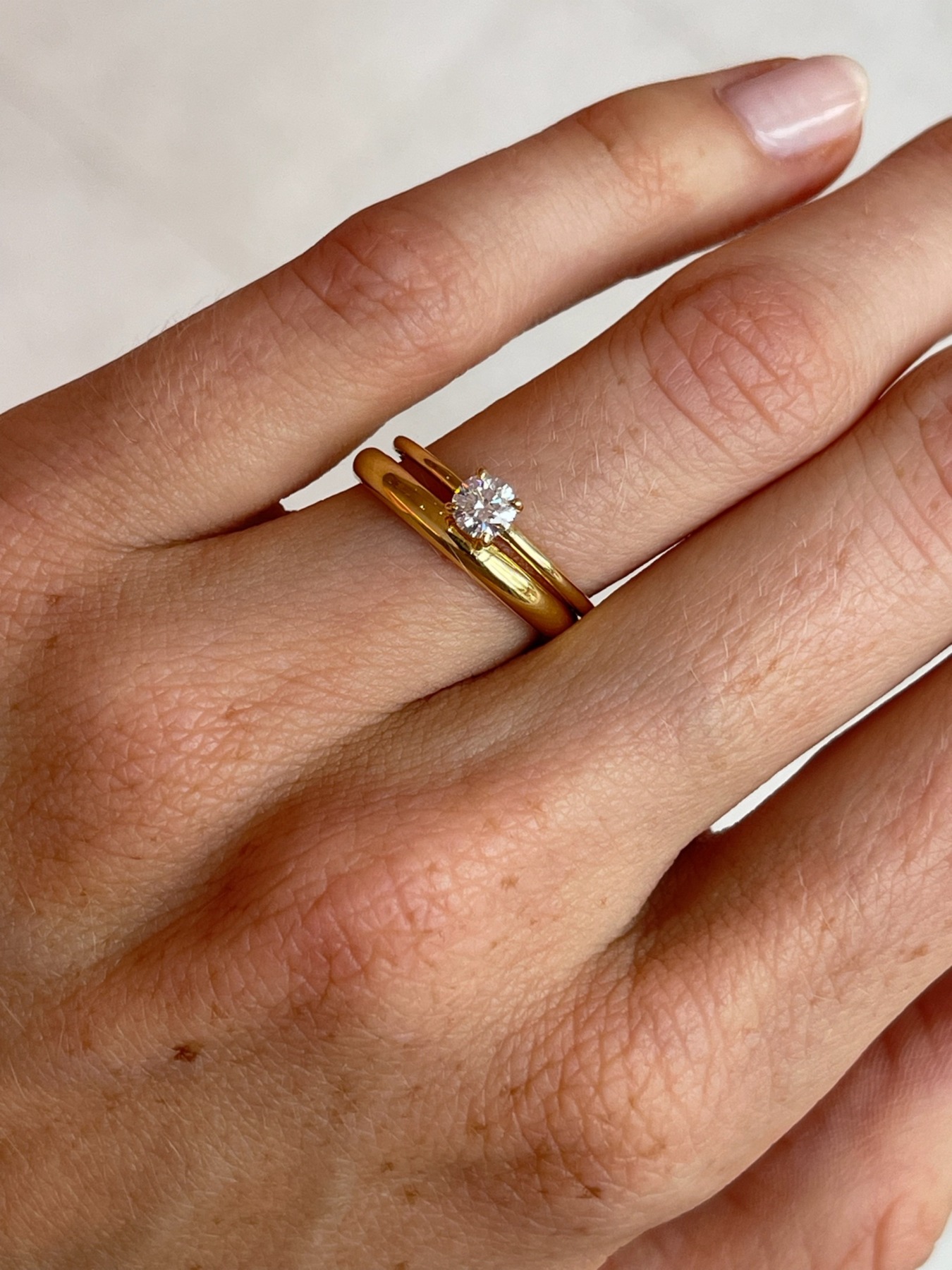 Nina Kastens Solitaire Ring 0.4ct Bis zu 55% Rabatt