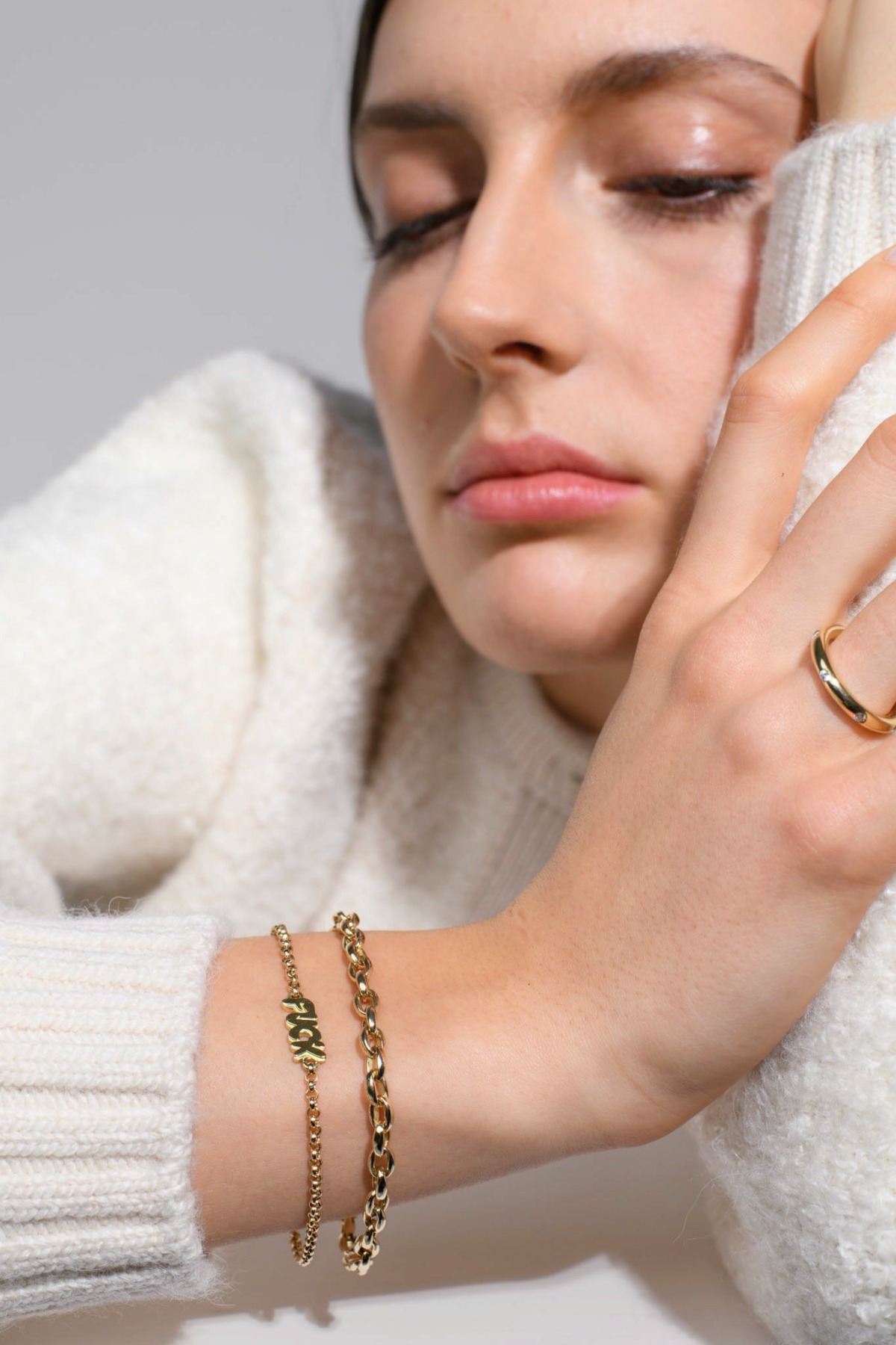 Nina Kastens Oval Chain Bracelet 50% Rabatt für begrenzte Zeit