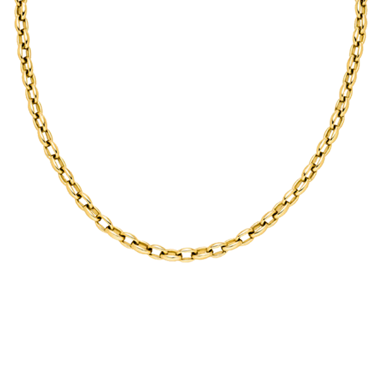 Nina Kastens Long Oval Chain Necklace Online