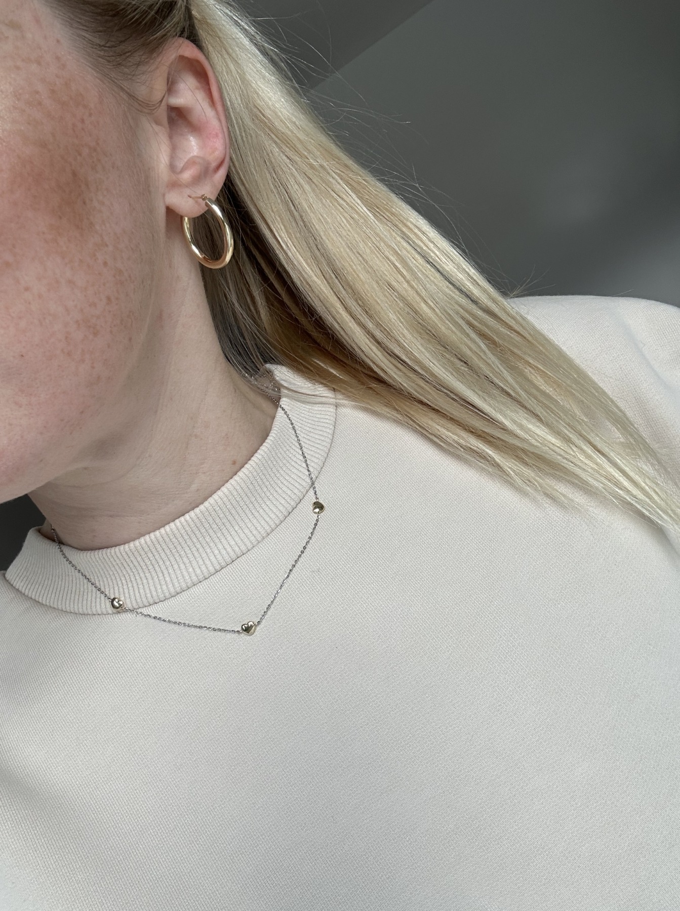 Nina Kastens Bicolor Heart Choker Sonderangebot