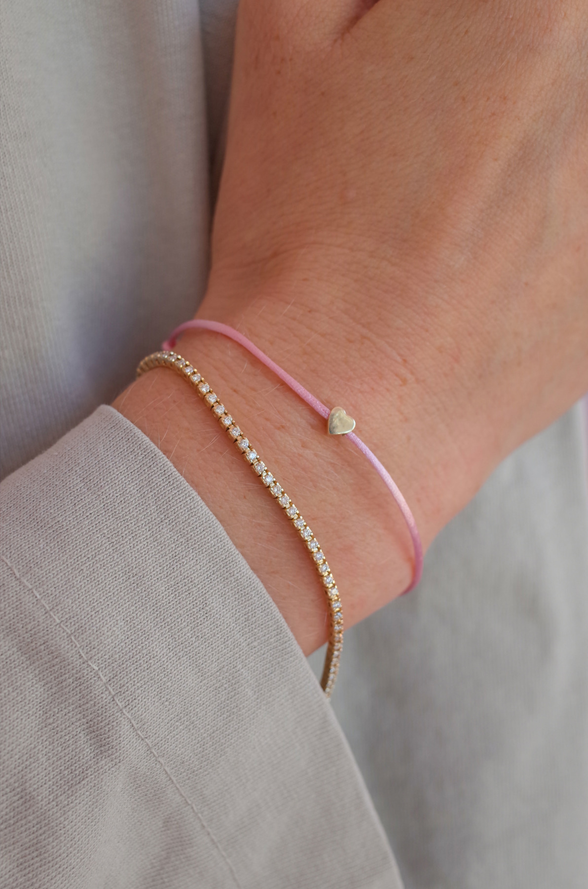 Nina Kastens Heart Bracelet Pink Vatertagsangebot