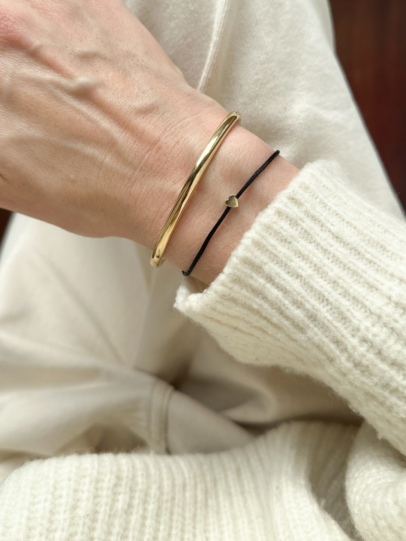 Nina Kastens Heart Bracelet Black Blitzangebot