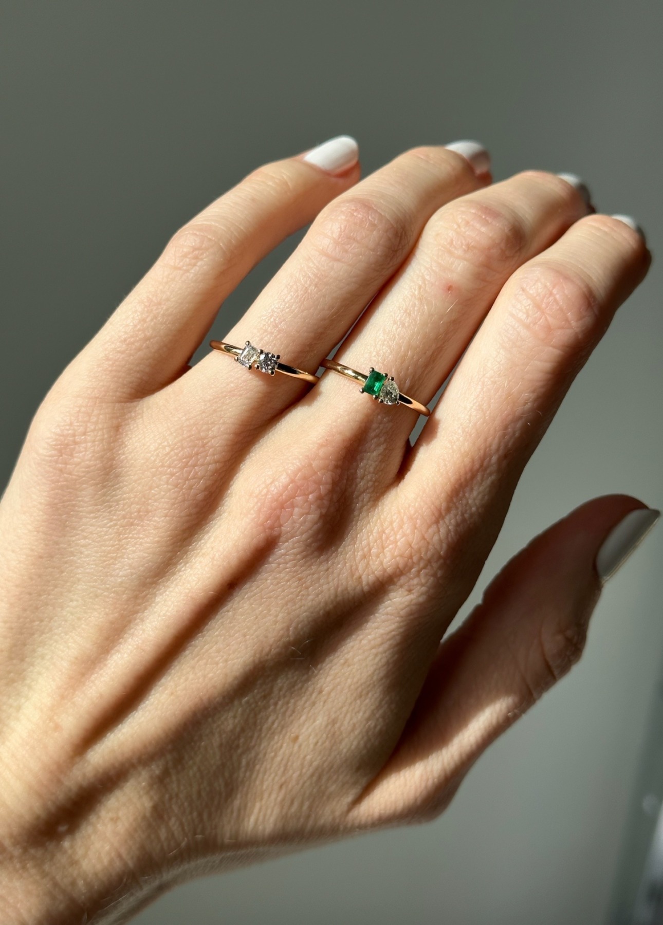 Nina Kastens Diamond 2-Stone-Ring Saisonale Angebote
