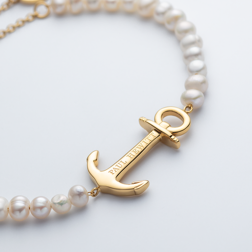 Paul Hewitt The Anchor Beads Armkette Gold Pearl Online