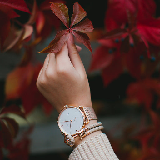 Paul Hewitt Ankerarmband Phrep Roségold Leder Hazelnut Cyber Monday