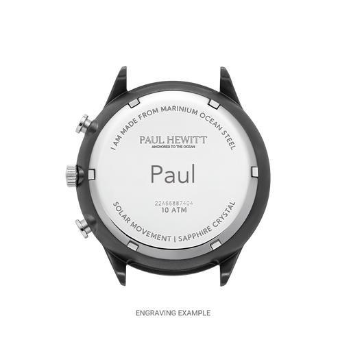 Paul Hewitt Chrono Uhr Gun Metal Schwarz Sonderangebote