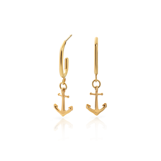 Paul Hewitt The Anchor II Hoops Ohrring Gold Rabatt