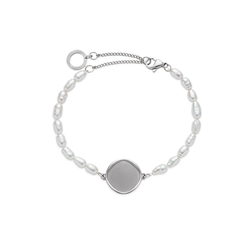 Paul Hewitt Engravable Coin Pearl Armkette Silber Jubiläumsangebot