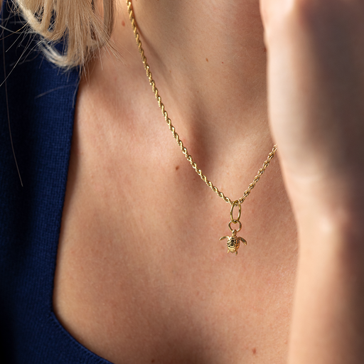 Paul Hewitt Set Turtle Charm und Halskette Gold Zeitlich begrenztes Angebot