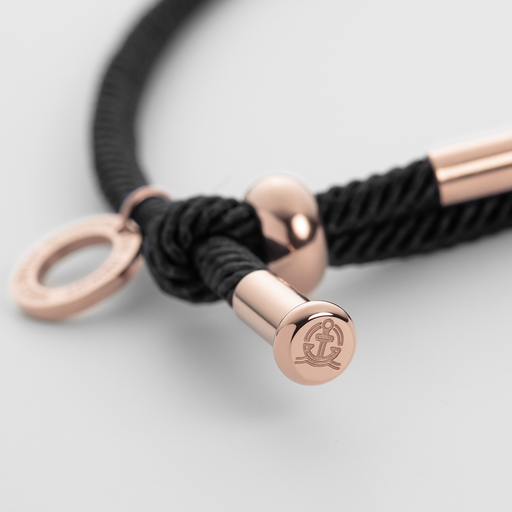 Paul Hewitt Vitamin Sea Armband Roségold Schwarz Fabrik Onlineshop