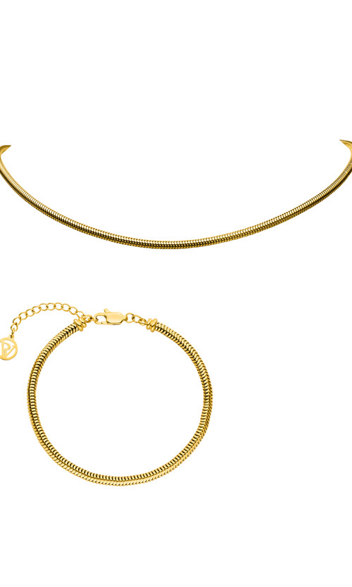 Paul Valentine Avenue Snake Chain Set Cyber Monday