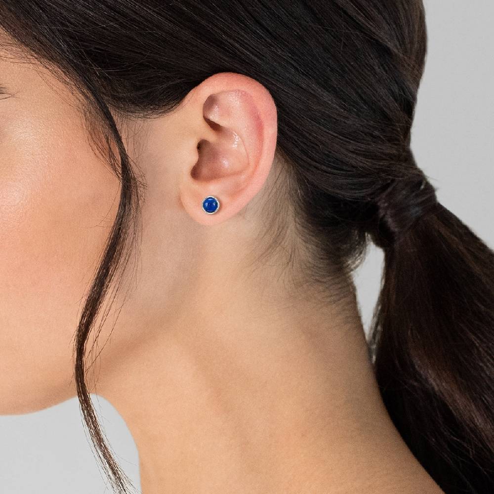 Rafaela Donata Ohrstecker Sterling Silber Lapislazuli Letzte 3 Tage