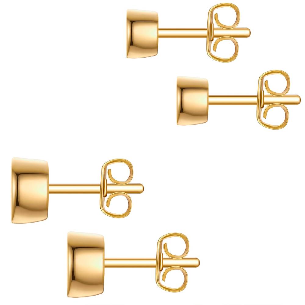 Rafaela Donata 2er Set Ohrstecker Sterling Silber gelbgold Zirkonia weiß Neueste Stile