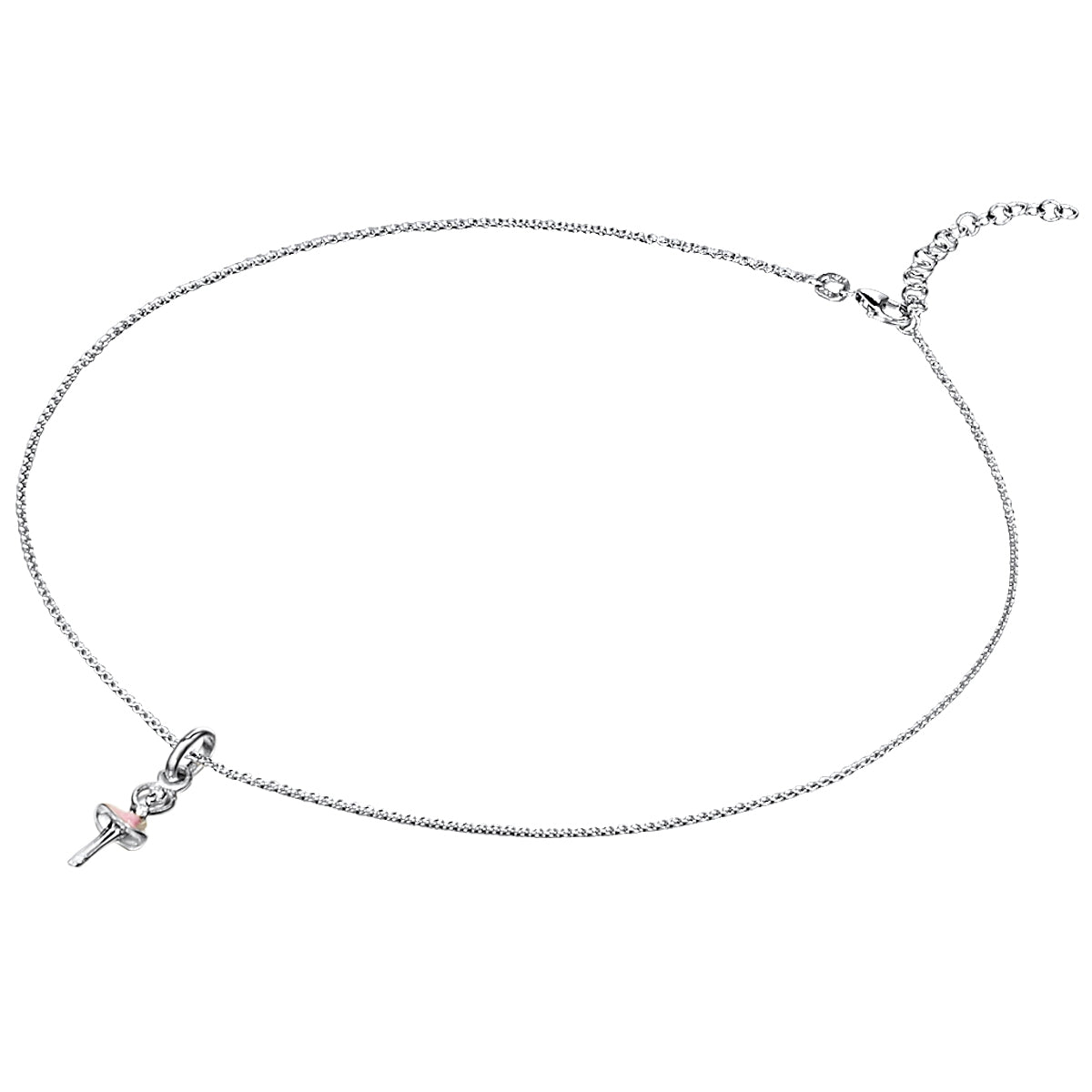 Rafaela Donata Kette mit Anhänger Sterling Silber Emaille rosa Black Friday