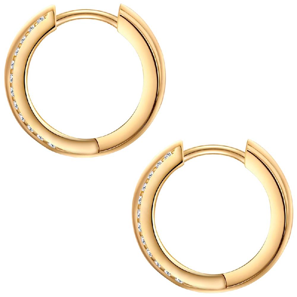 Rafaela Donata Creolen Sterling Silber gelbgold Online Outlet