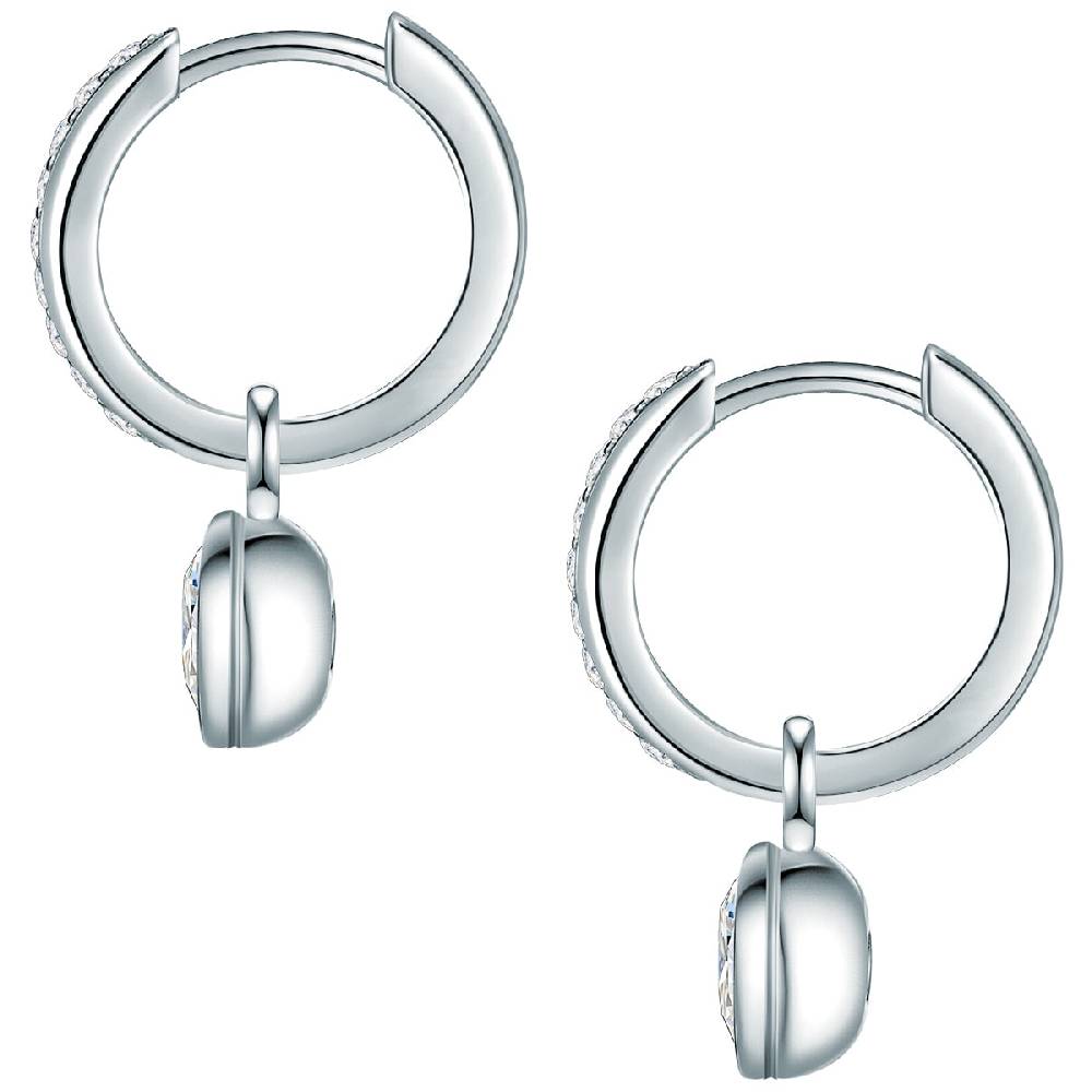 Rafaela Donata Creolen Sterling Silber Zirkonia weiß Super Sparpreis