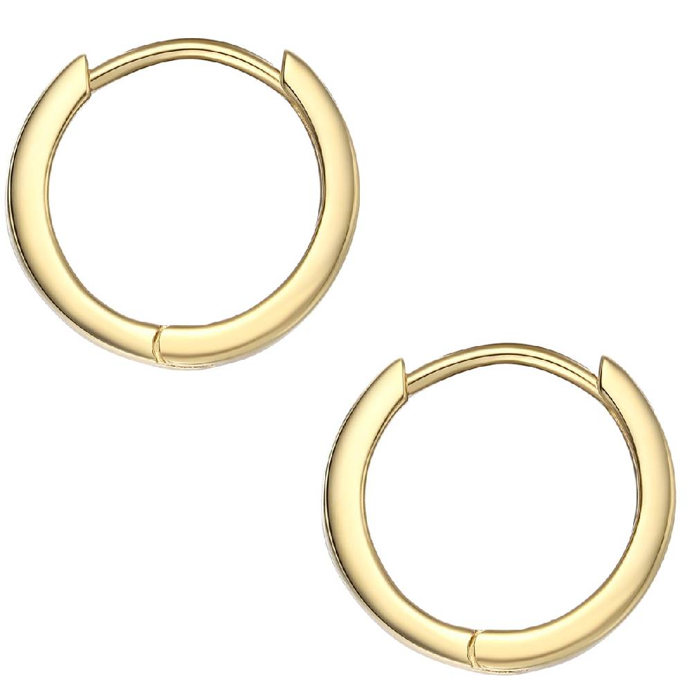 Rafaela Donata Klappcreolen Sterling Silber gelbgold Sonderangebot der Fabrik