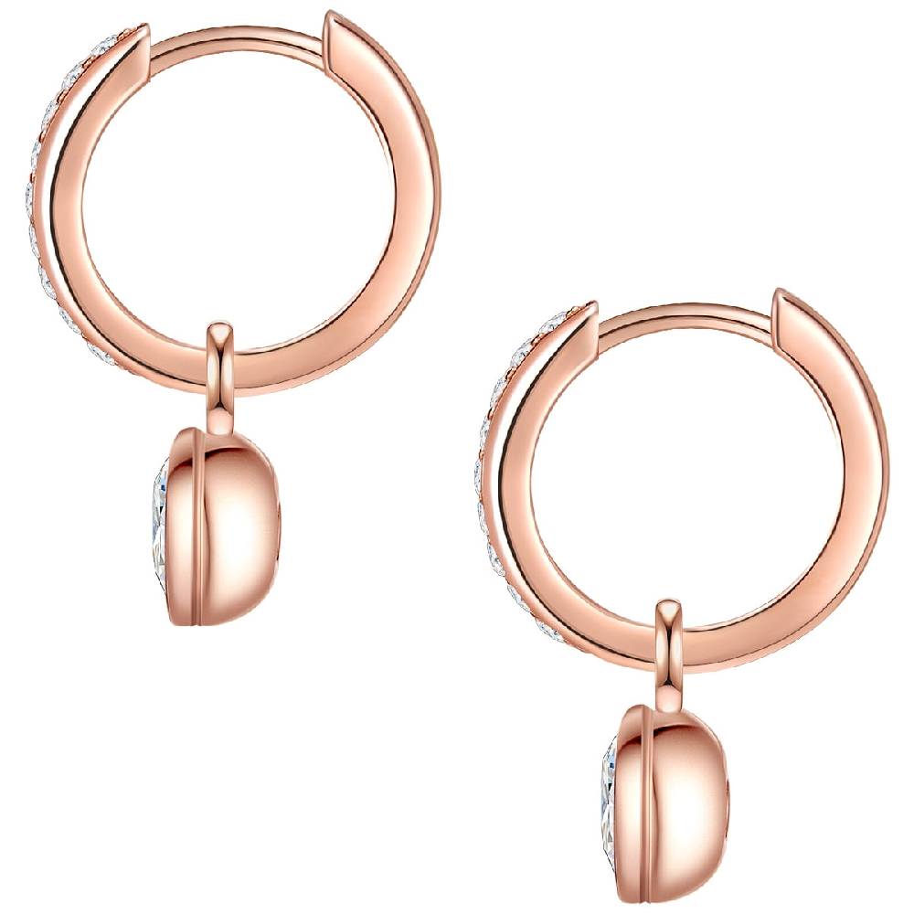 Rafaela Donata Creolen Sterling Silber roségold Zirkonia weiß Begrenzt auf 3 Tage