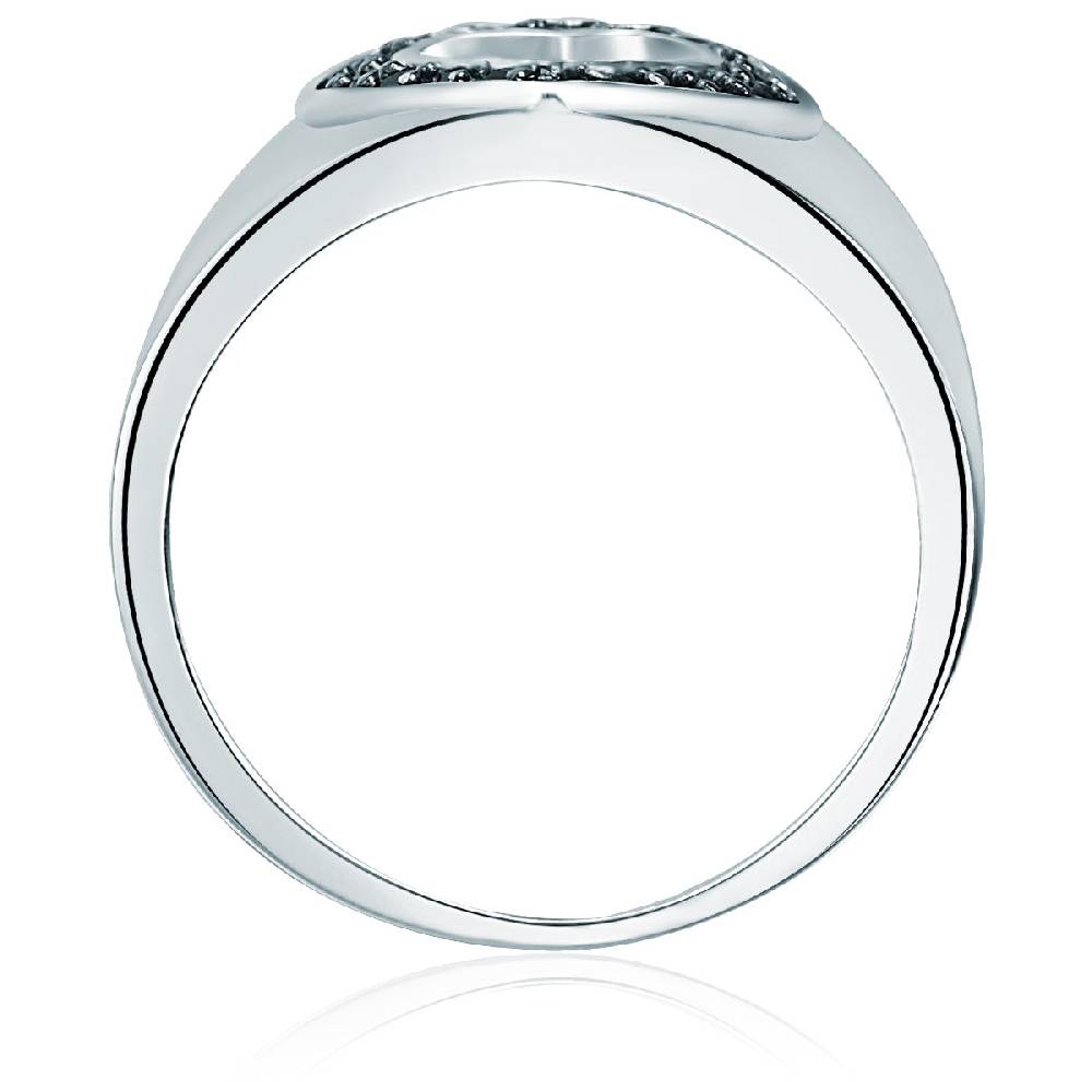 Rafaela Donata Ring Sterling Silber Zirkonia schwarz zollfrei