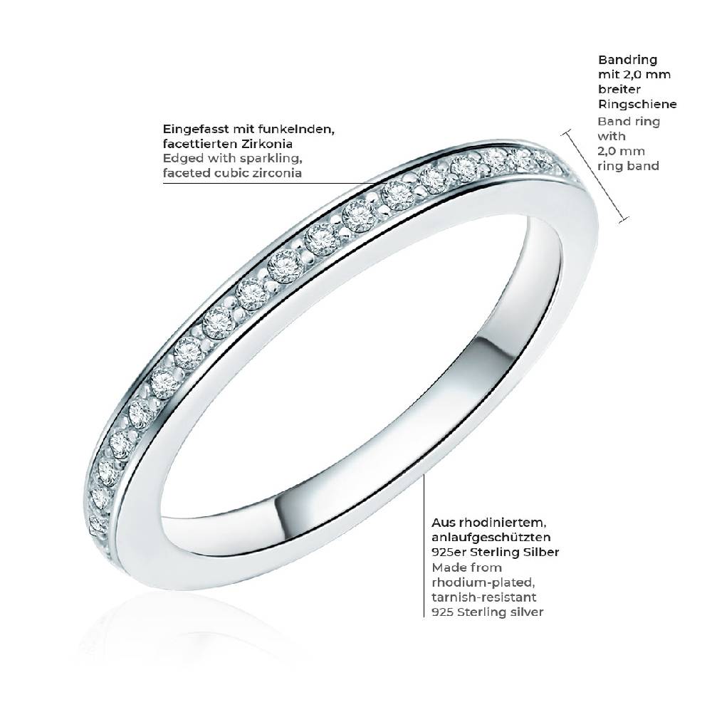 Rafaela Donata Ring Sterling Silber Zirkonia weiß Limitierter Zeitrabatt