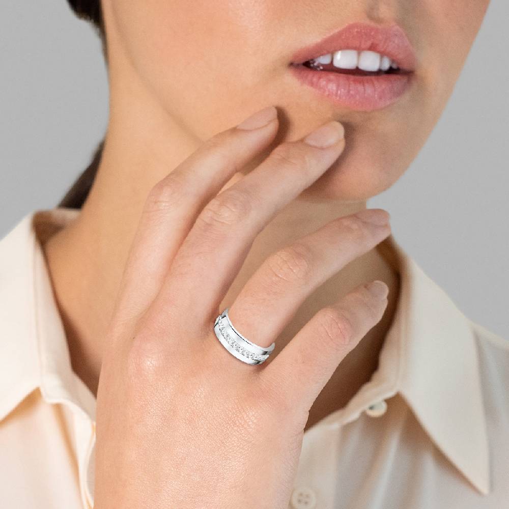 Rafaela Donata Ring Sterling Silber Zirkonia weiß Weihnachtsangebot