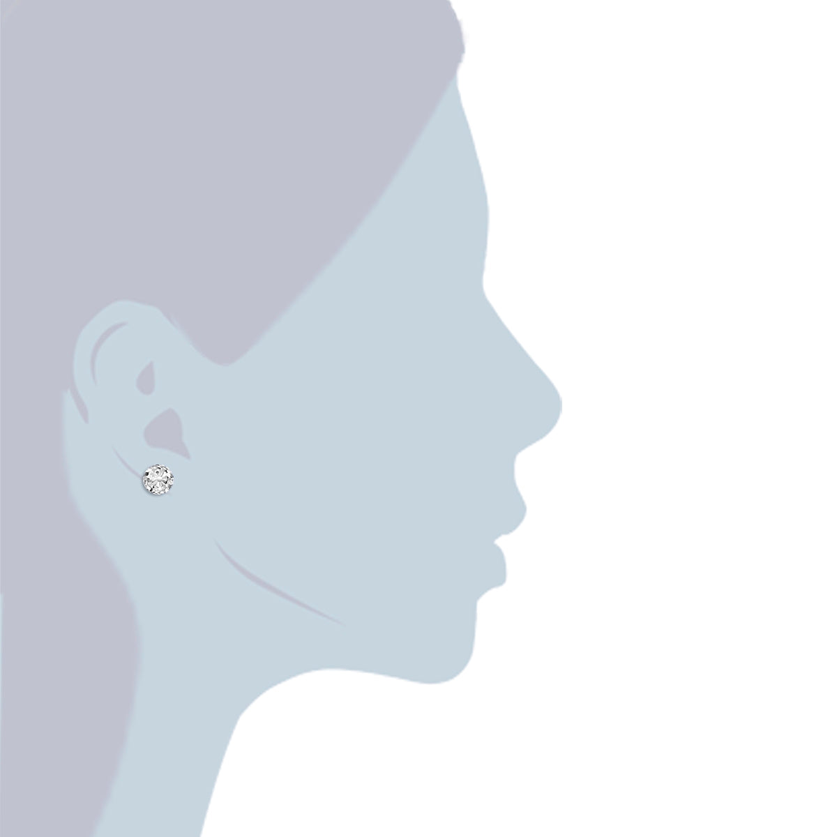Rafaela Donata Ohrstecker Sterling Silber verziert mit Kristallen von Swarovski® transparent Neuheiten
